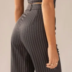 Mia Suit Pants - Charcoal -Outfityo Sales 021c3cac4be848c7afec5c777de9dacb