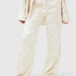 4TH & RECKLESS Norma Trousers - Abstract Line -Outfityo Sales 03dea60c58c34da791f1dfdb99a47b9b