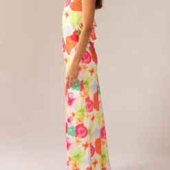 No Service Satin Maxi Dress - Blurred Blossom 10 No Service Satin Maxi Dress - Blurred Blossom -Outfityo Sales 06af2fcccf274c19bd38d91d00d3b362