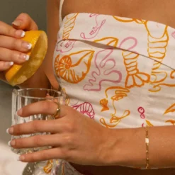 Sardinia Linen Bustier Top - Oceanus -Outfityo Sales 141bd2fddb4043ba938ab51fca6b8462