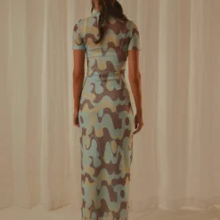 Remix Mesh Maxi Dress - Dusty Blue -Outfityo Sales 1487a5942e1c4984ba3e8a0cb30bc333 scaled