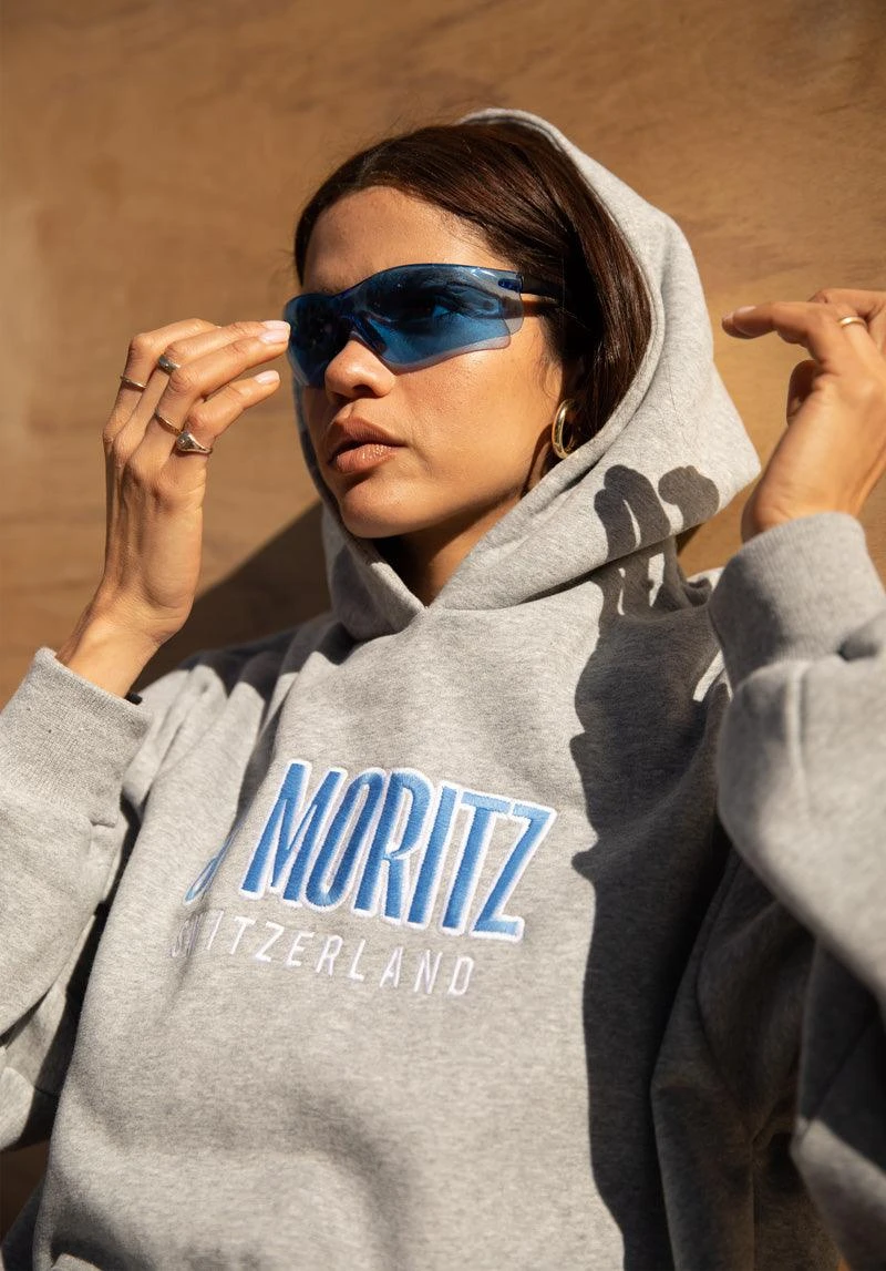 Frost Bite Oversized Hoodie - Grey Marle 5 Frost Bite Oversized Hoodie - Grey Marle - Image 5