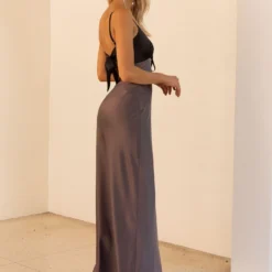 Flora Satin Maxi Dress - Steel Me Away -Outfityo Sales 252e6b7121cd49af92b7505a268bcd4a scaled
