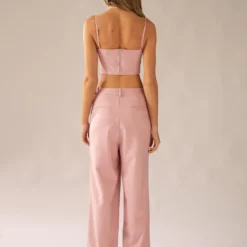 Magdalena Suit Pants - Lovers Pink -Outfityo Sales 25735c69b0d74616afa3cce8f6c24423