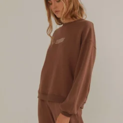 Holiday House Crewneck - Choc Brown -Outfityo Sales 294bfbdcba0f4681bd8b5dad8b6896f6 scaled