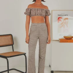 Palmero Pants - Choc Brown Gingham 7 Palmero Pants - Choc Brown Gingham -Outfityo Sales 3989e4e29c7949f8a55dafce62971e2e 9215400a 37ed 47fe 80ca 6e64a6fd08ad scaled