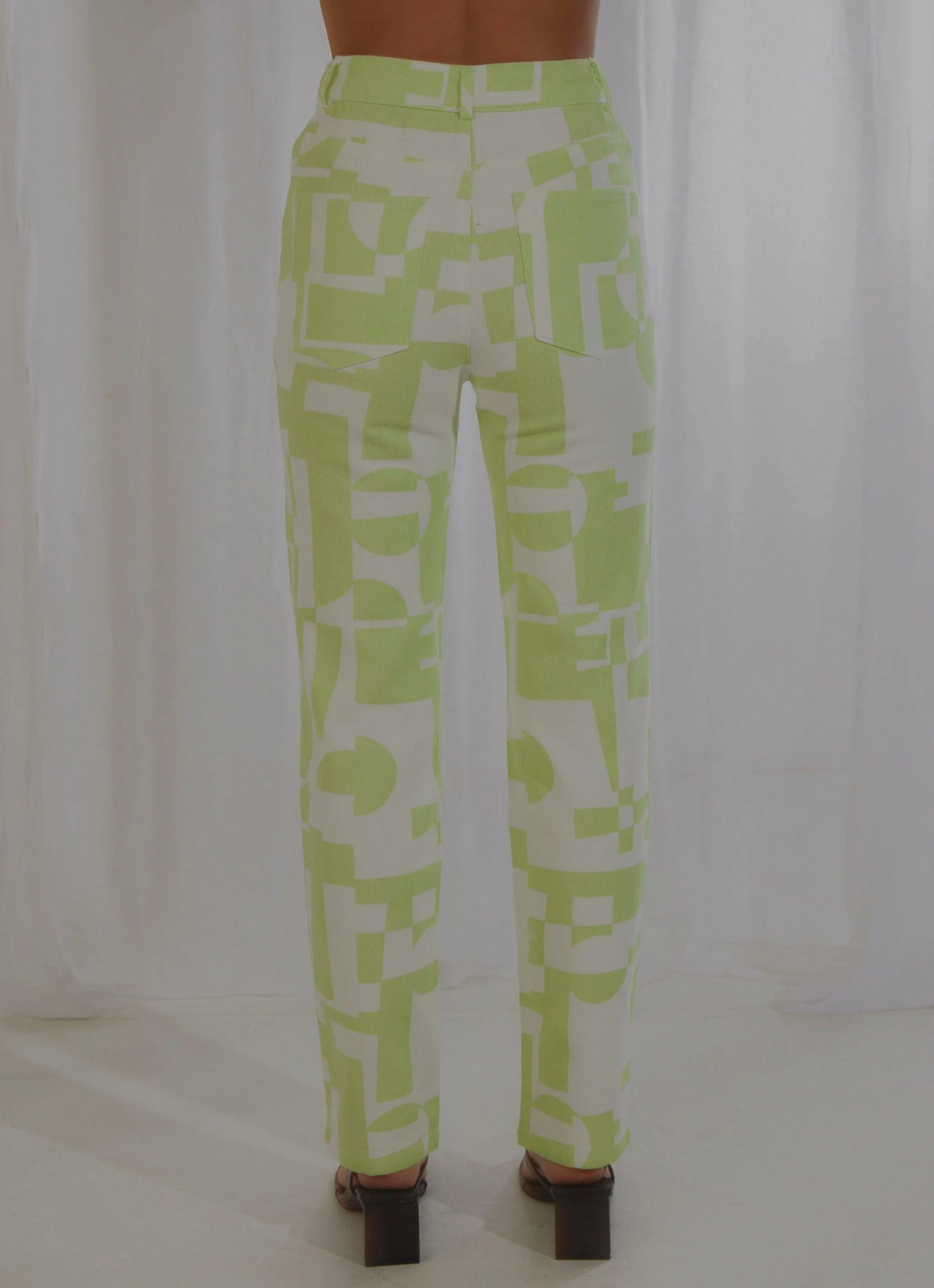 Electric Avenue Pants - Lime 5 Electric Avenue Pants - Lime - Image 5