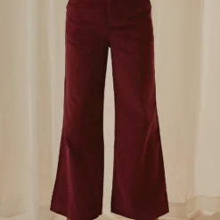 Afends Maisie Hemp Corduroy Flared Pant - Wine -Outfityo Sales 3b5ec255d845469790f2cc5836f24b1b scaled