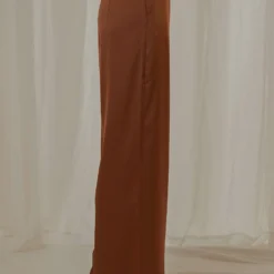 Milano Satin Pant - Choc Brown -Outfityo Sales 45a7c0159252426facc4a239c757aa0f scaled