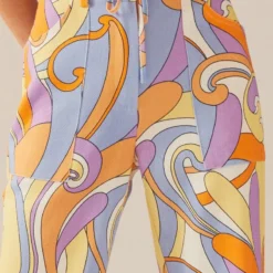 Evie Pants - Retro Swirl -Outfityo Sales 4809f900115249db980e59f1e6e78d08