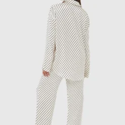 4TH & RECKLESS Norma Trousers - Diagonal Stripe -Outfityo Sales 4fe268f5ba8a46ac93a05d7bf7b146a7