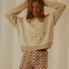 Checker Knit - Bone