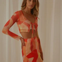 Everglow Sheer Top - Flaming -Outfityo Sales 516b32d7d8254480a07a44fc731b9153 scaled