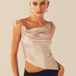 Take It Away Top - Champagne