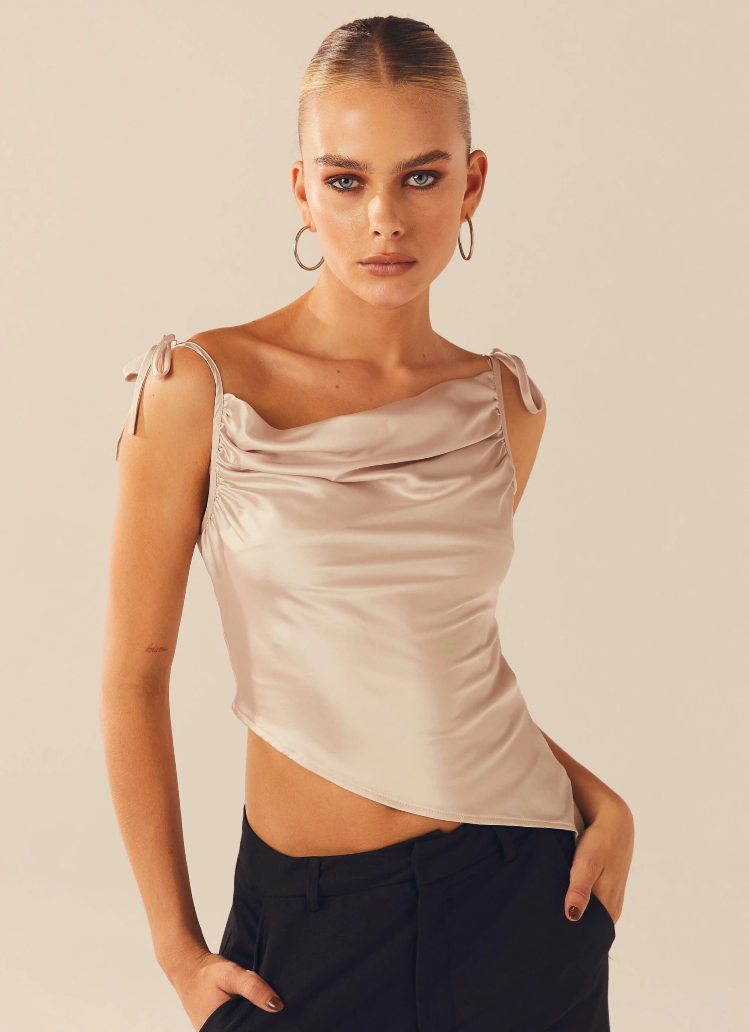 Take It Away Top - Champagne 1 Take It Away Top - Champagne