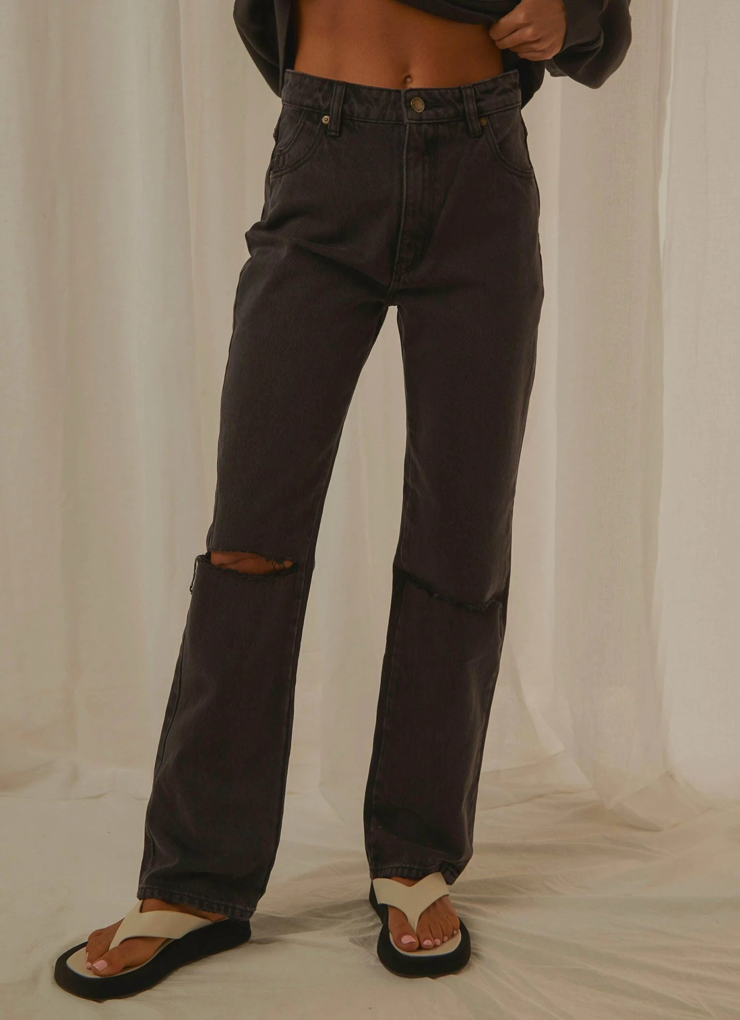 Original Straight Jean - Stone Black 3 Original Straight Jean - Stone Black - Image 3