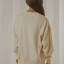 Tonal Stacked Thrills Company Slouch Fit Crew - Unbleached -Outfityo Sales 55688ddf6a11482da893f07bec5780b9 scaled