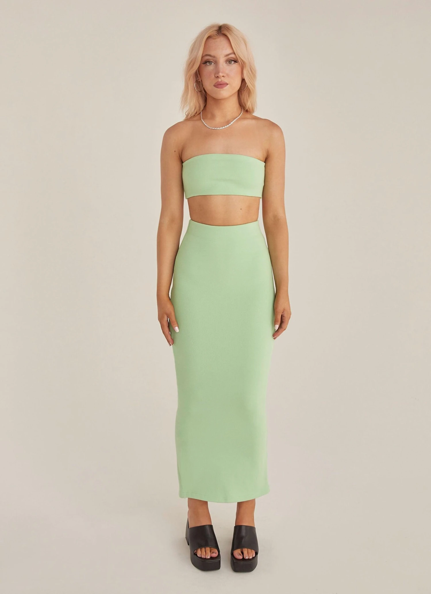 Sun Seeker Crop Top - Sage 5 Sun Seeker Crop Top - Sage - Image 5