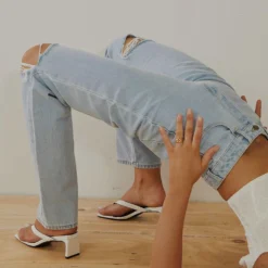 Classic Straight Jeans - Nina Worn Organic 8 Classic Straight Jeans - Nina Worn Organic -Outfityo Sales 56c0d55c2f264027ab653576d0a82377