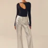 Moonlight Memories Pants - Silver PU