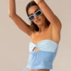 Salty Seas Terry Top - Ocean Blue