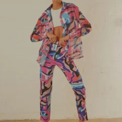 Electric Avenue Pants - 80s Retro