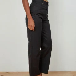 Afends Shelby Hemp Twill Wide Leg Pant - Black -Outfityo Sales 668b5d2ad85e439a913b737cfbc72865