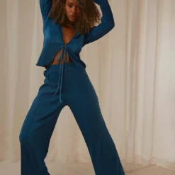 90s Muse Pants - Cobalt -Outfityo Sales 69736f48b04b44cfbe334e4b03dd1e65