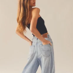 Lee High Baggy Jean - Blue Encounter -Outfityo Sales 6b8c9b0f75df4bfbaed993c57911d4bc