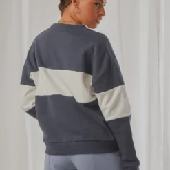 Split Logo Sweater - Navy -Outfityo Sales 6ca9fa6084774621b04adfe52a421370 scaled