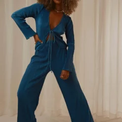 90s Muse Pants - Cobalt -Outfityo Sales 74a8ef9fb16241ea9a68cb99ea57175c