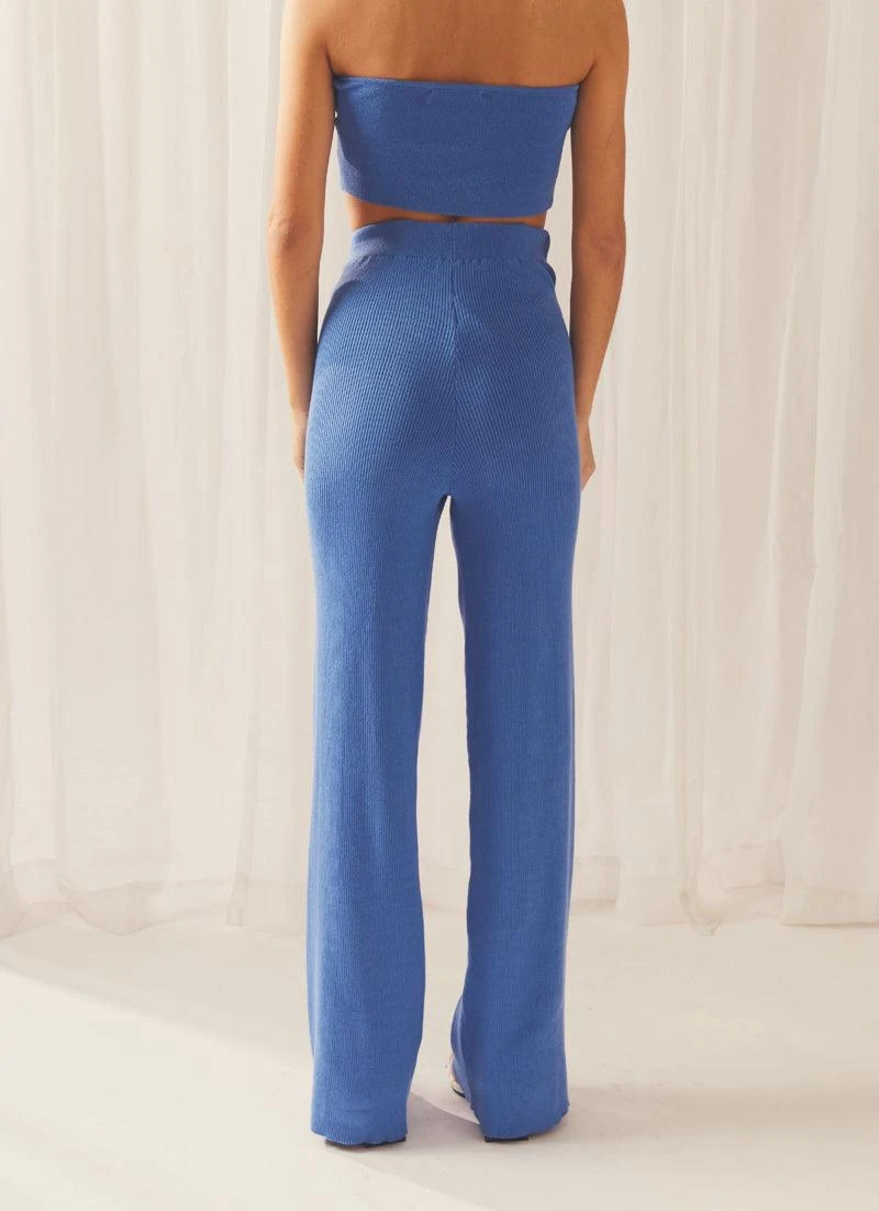 Deep Water Knit Pants - Sky Blue 5 Deep Water Knit Pants - Sky Blue - Image 5