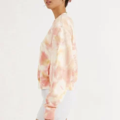 Champion Reverse Weave Cloud Dye Crew - Pink Tie Dye -Outfityo Sales 7dccd69218dd44c4af6747aa987076a7