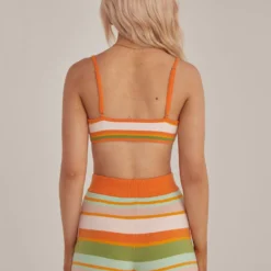 Avenue Knit Bralette - Melon Stripe -Outfityo Sales 83e730aed1154cf788424d5625dd2bf7 scaled