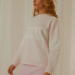 Split Logo Sweater - Pink -Outfityo Sales 86acd6d6fc1b4fc88f7e42f077111980 scaled