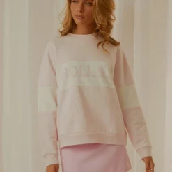 Split Logo Sweater - Pink -Outfityo Sales 86f84805715e4762b6a63689fd5ded25 scaled