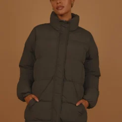 Topher Longline Puffer - Coal -Outfityo Sales 8757e19189874dee832656641eabc022 scaled