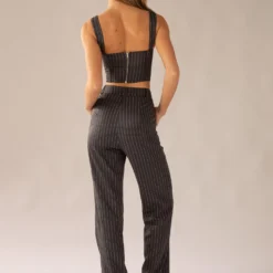 Mia Suit Pants - Charcoal -Outfityo Sales 879c050f80614056957f41efbad4c17f