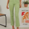 Palmero Pants - Green Gingham