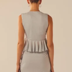 Glitter Bomb Tie Top - Silver Glitz -Outfityo Sales 8c00ddcf25f043c4859491f4ec803292 scaled