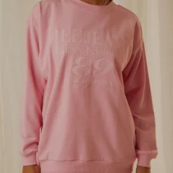 Lee Oversized Sweater - Prism Pink