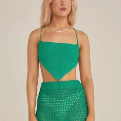 Tan Lines Crochet Crop Top - Green -Outfityo Sales 918bc832d4724490b4ec15f6147b9a22 scaled