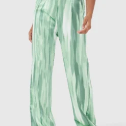 4TH & RECKLESS Norma Trousers - Green Dye Print -Outfityo Sales 96ab904aa0ff432790644a0f4b7ab42a