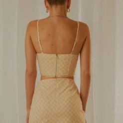 Sunday Girl Bustier Crop - Neutral Check 9 Sunday Girl Bustier Crop - Neutral Check -Outfityo Sales 96f6ae4d154b4026987936ddea7e32a5 scaled