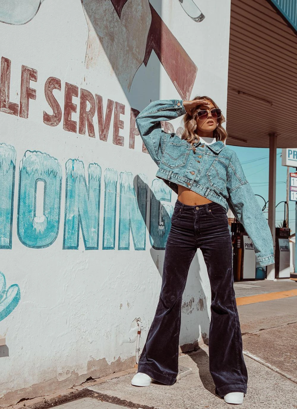 Eastcoast Flare Pants - Midnight Cord 1 Eastcoast Flare Pants - Midnight Cord