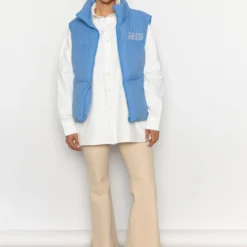 Cold And Cool Puffer Vest - Azure -Outfityo Sales ApresSki WebCrops 39