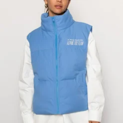 Cold And Cool Puffer Vest - Azure