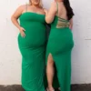 Heading West Maxi Dress - Jade Green