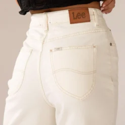 Lee High Straight 80 Jean - Eco-White -Outfityo Sales Leilani Ecom 205