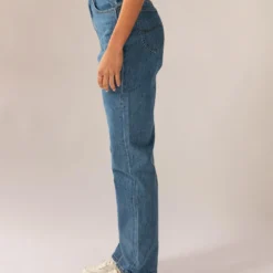 Lee High Straight Jean - 80 Studio Blue -Outfityo Sales Leilani Ecom 90